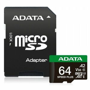 ADATA Speed Plus 64 GB MicroSDXC Class 10 kép