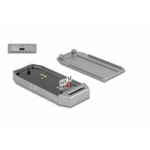 Delock M.2 NVMe SSD Külső Ház - 2280 - USB 40 Gbps kép