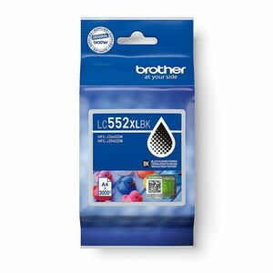 Brother LC552XLBK Tintapatron Black 60 ml 3.000 oldal kapacitás kép