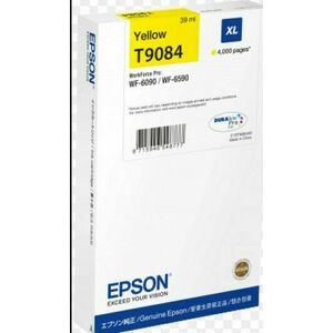 Epson T9084 Tintapatron Yellow 4.000 oldal kapacitás, C13T908440 kép