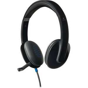 Logitech 981-000480 Fejhallgató 2.0 - H540 USB Mikrofonos, Fekete kép