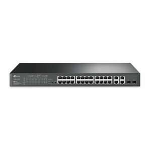 TP-Link TL-SL2428P Switch 24x100Mbps (24xPOE) + 4x1000Mbps + 2xGi... kép