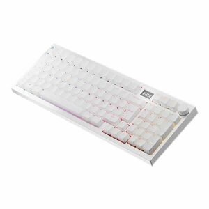 AVAX GM03 PRO Fehér 98% Gasket RGB tri-mode mechanikus billentyűz... kép