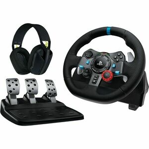 Logitech G29 Driving Force Racing Wheel + Logitech G435 Headset k... kép