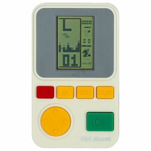 Hordozható elektronikus arcade játékkonzol fehér kép