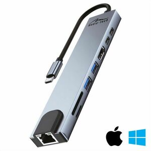 Media-Tech 8in1 GIGA LAN HUB kép
