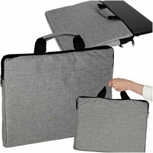 Laptop Táska 15.6" - Szürke Oxford Aktatáska Vízálló kép