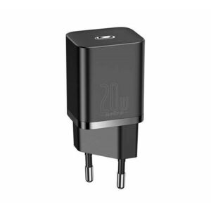 Baseus Super Si 1C hálózati töltő, Type-C, 20W - TZCCSUP-B01, Fekete kép