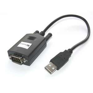 Sandberg Kábel Átalakító - USB to Serial Link (fekete; USB bemene... kép