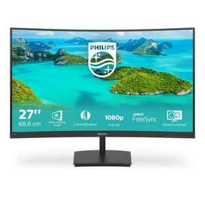 PHILIPS Ívelt VA Monitor 27" 271E1SCA, 1920x1080, 16: 9, 250c... kép
