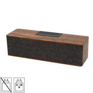 Sal RRT7 vezeték nélküli sztereó retro Bluetooth hangszóró FM rád... kép