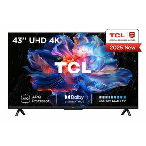 TCL 43" 43V6C UHD LED televízió kép