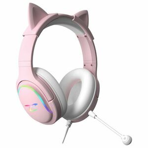SUBSONIC Multi Spectra LED Gamer Fejhallgató Sweety Pink kép