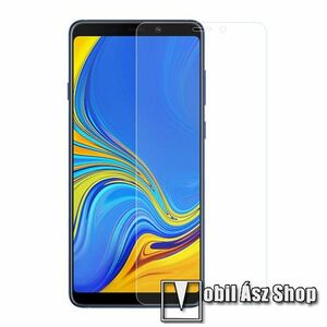 Előlap védő karcálló edzett üveg - 0, 3 mm vékony, 9H, Arc Edge, A képernyő sík részét védi - SAMSUNG Galaxy A9 (2018) kép