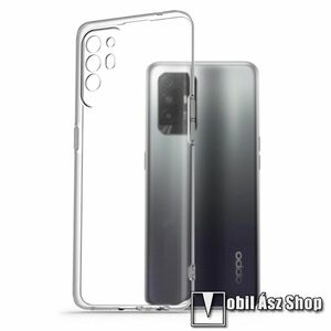Szilikon védő tok / hátlap - ÁTLÁTSZÓ - Oppo F19 Pro+ 5G / A94 5G / A95 5G / Reno5 Z kép