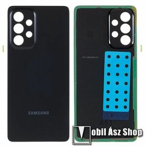 Akkufedél - FEKETE - OEM minőség, beépítése szakértelmet igényel! - SAMSUNG Galaxy A53 5G (SM-A536U) kép