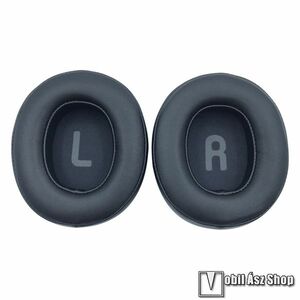 Fejhallgató fülpárna JBL Tune T700BT T710BT T750BTNC T760NC-hez, 1 pár, puha Habszivacs, Zajszigetelés, Könnyen cserélhető, 80 x 95 x 25mm, Fekete kép