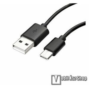 SAMSUNG adatátvitel adatkábel / USB töltő - USB / Type-C csatlakozók, 110cm hosszú, gyorstöltés támogatás - FEKETE - EP-DG950CBE - GYÁRI kép