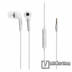SAMSUNG fülhallgató, headset - FEHÉR - sztereo, 3, 5mm jack, felvevő gomb, hangerőszabályzó, EHS64 - EHS64AVFWE - GYÁRI kép