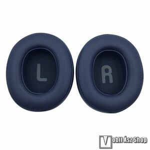 Fejhallgató fülpárna JBL Tune T700BT T710BT T750BTNC T760NC-hez, 1 pár, puha Habszivacs, Zajszigetelés, Könnyen cserélhető, 80 x 95 x 25mm, Sötétkék kép