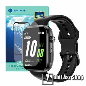 Honor Choice InFoWear Watch 2i, SUNSHINE Hydrogel TPU okosóra képernyővédő fólia, Ultra Clear, ÖNREGENERÁLÓ!, 1db kép