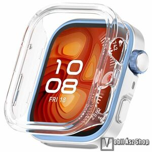 Huawei Watch Fit 4, Okosóra műanyag védőtok, Bumper, Keret, Átlátszó kép