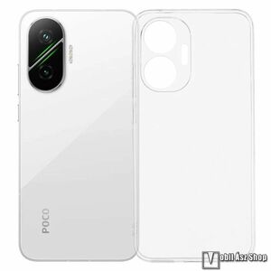 Xiaomi Poco F7 5G, Telefontok, Szilikon, Kamerasziget védelem, Ultravékony!, 0, 7mm vastag, Átlátszó kép