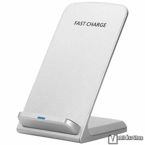 Hálózati töltő állomás vezeték nélküli töltéshez, QI Wireless, 15W, Fogadóegység nélkül, Z2, Fehér kép