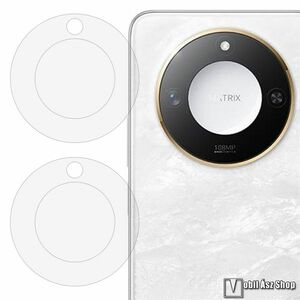 Honor Magic8 Lite, X9d 5G, X70 5G, Kameravédő üvegfólia, 0, 3mm, Arc Edge, 2db, Átlátszó kép