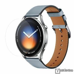 Xiaomi Watch 5, Okosóra előlapvédő karcálló edzett üvegfólia, 1db, 0, 3mm, 9H, A képernyő sík részét védi kép