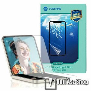 ZTE nubia Flip2 5G, SUNSHINE Hydrogel TPU képernyővédő fólia, Ultra Clear, ÖNREGENERÁLÓ!, 1db, Belső kijelzőre kép