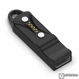 Polar Ignite 3, Loop, Vantage M3, V3, Okosóra töltő, 5V/1A, hordozható, USB-C aljzat, Kulcstartó, Fekete kép