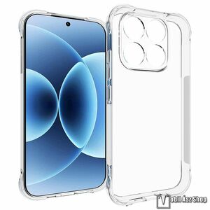 Xiaomi 17, Telefontok, Szilikon, TPU, Ütésálló, Kamerasziget védelem, Erősített sarkok, Átlátszó kép