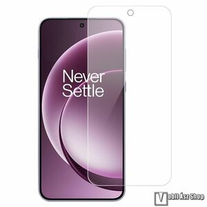 OnePlus 15R 5G, Ace 6T 5G, Ace 6 5G, Előlapvédő karcálló edzett üvegfólia, 0, 3 mm vékony, 9H, Arc Edge, A képernyő sík részét védi, 1db, Átlátszó kép