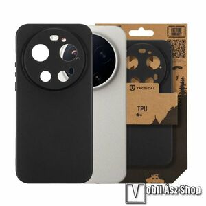 Xiaomi 17 Ultra, Tactical telefontok, Szilikon, Kamerasziget védelem, Matt, Fekete kép