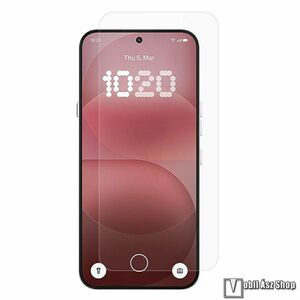 Nothing Phone (4a) Pro, Előlapvédő karcálló edzett üvegfólia, 0, 3 mm vékony, 9H, Arc Edge, A képernyő sík részét védi, 1db, Átlátszó kép