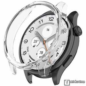 Xiaomi Watch 5, Okosóra műanyag védőtok, Bumper, Keret, Átlátszó kép
