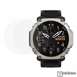 Xiaomi Amazfit T-Rex Ultra 2, TPU okosóra képernyővédő fólia, 2db, Törlőkendővel, Átlátszó kép