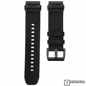 Xiaomi Amazfit T-Rex Ultra 2, Okosóra szíj, Szövet, Csat, 125+91mm hosszú, Fekete kép