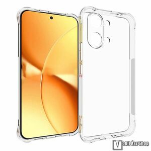 Xiaomi Poco X8 Pro Max 5G, Telefontok, Szilikon, TPU, Ütésálló, Kamerasziget védelem, Erősített sarkok, Átlátszó kép