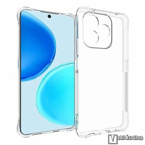 Honor X8d, Telefontok, Szilikon, TPU, Ütésálló, Kamerasziget védelem, Erősített sarkok, Átlátszó kép