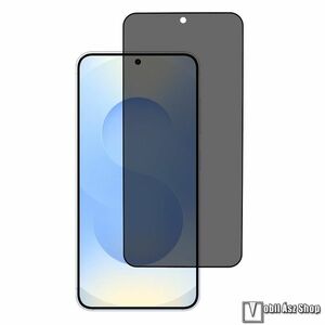 Samsung Galaxy S26, Előlapvédő karcálló edzett üveg, Üvegfólia, 9H, Anti-Spy, A teljes kijelzőt védi, Betekintés elleni védelemmel kép