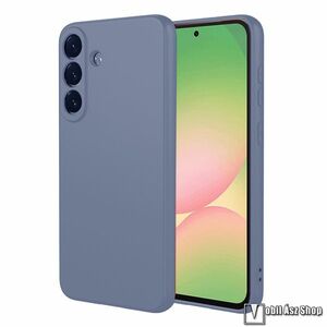 Samsung Galaxy A57 5G, Telefontok, Szilikon, Mikroszálas szövet karcolásmentesítő belső, Kamerasziget védelem, 2mm vastag, Szürke kép