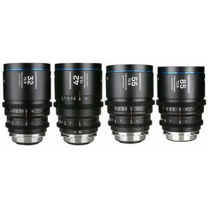 Nanomorph LF Prime 4-lens Bundle (32+42+55+85mm) Blue Arri PL/Canon EF (VE32425585PLEFB) kép