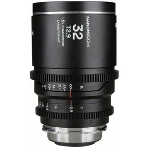 Nanomorph LF 32mm T2.9 1.5x silver (Arri PL/Canon EF) (VE3229PLEFS) kép
