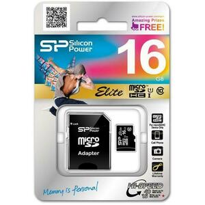 microSDHC Elite 1 16GB C10/UHS-I/U1 SP016GBSTHBU1V20SP kép