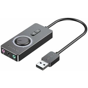 Vention USB External Sound Card Black kép