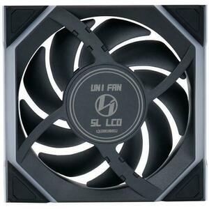 UNI Fan SL Wireless LCD ARGB Reverse Blade PWM (12RSLLCD1W1B/LL-FAN-LULI-097) kép