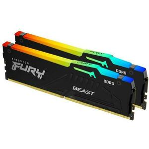 FURY Beast RGB 64GB (2x32GB) DDR5 5600MHz KF556C36BBE2AK2-64 kép