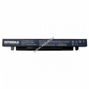 Helyettesítő EXTENSILO Akku Asus típus A41-X550 3000mAh kép